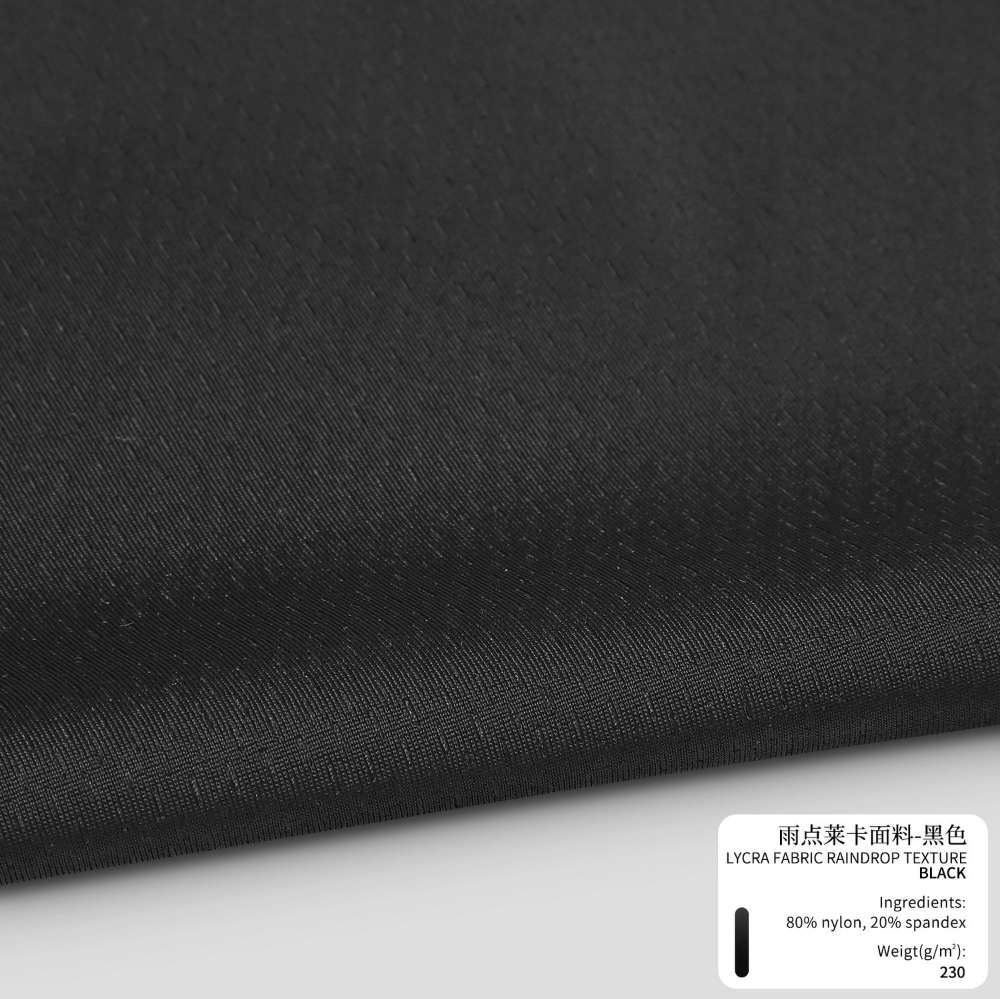 莱卡布雨滴纹理Lycra raindrop texture