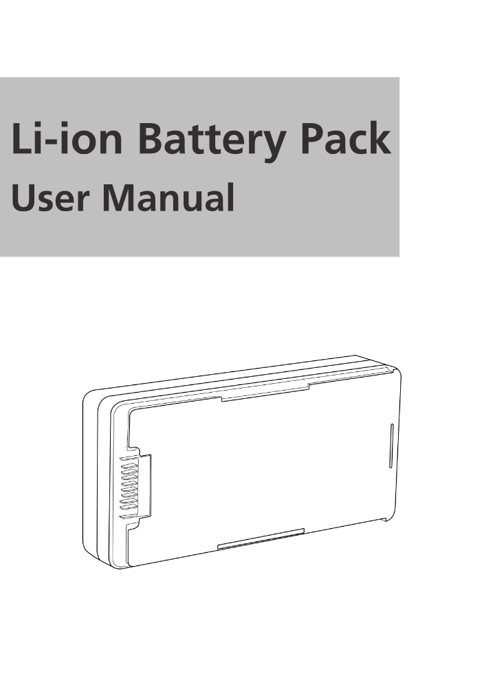 Battery Pack User Manual