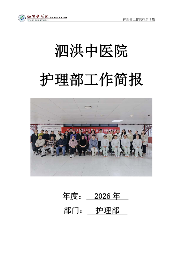 2026年3月份护理工作简报
