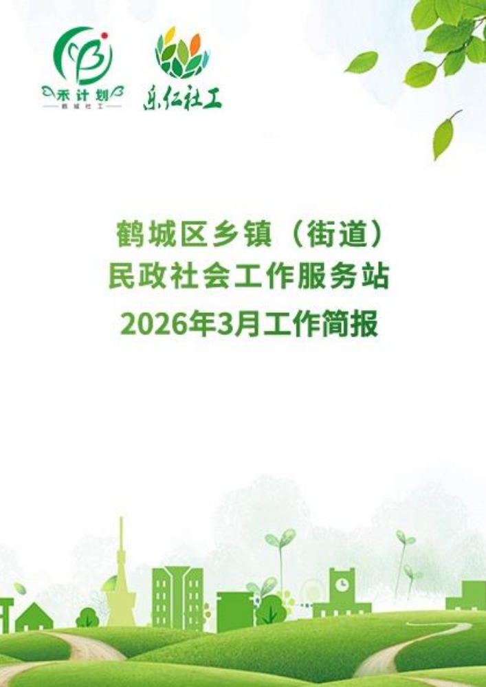 鹤城区乡镇（街道）民政社会工作服务站3月工作简报
