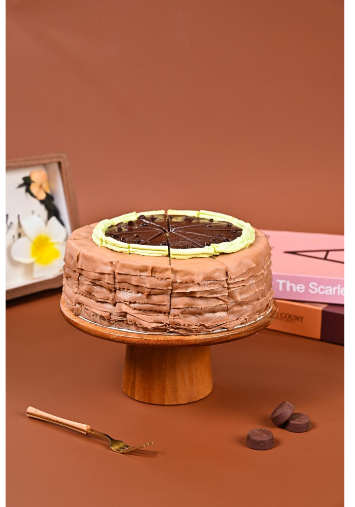 巧克力抹茶千层蛋糕_无水印