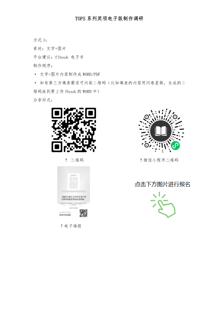 TOPS系列奖项电子版制作调研