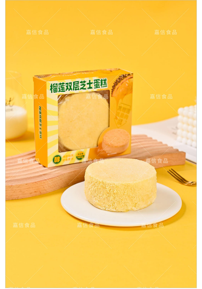 榴莲双层芝士蛋糕