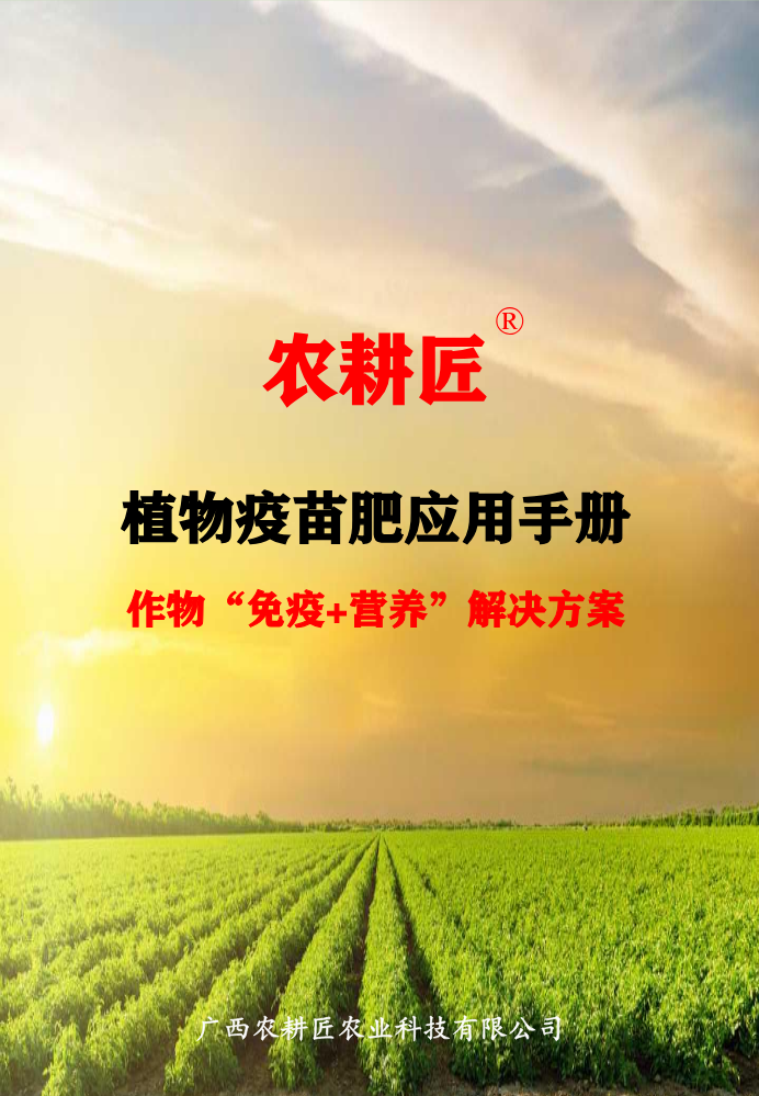 植物免疫蛋白肥料应用手册