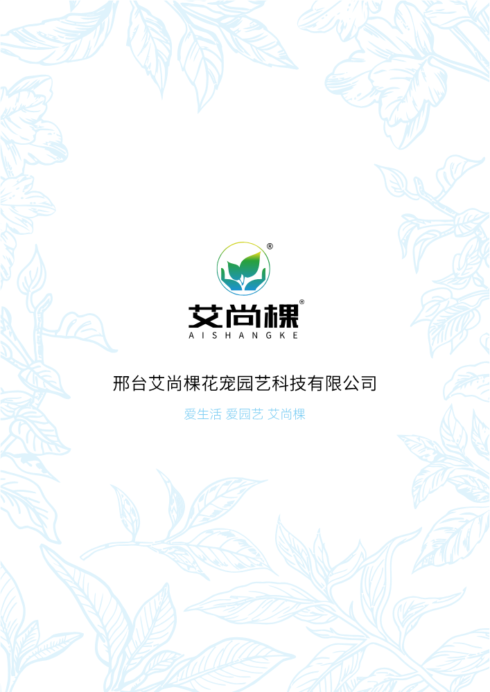 艾尚棵 产品宣传 26年全新画册设计 （蓝色）
