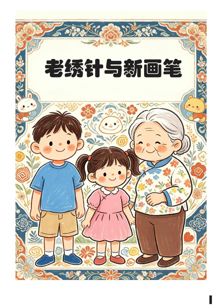 老绣针与新画笔