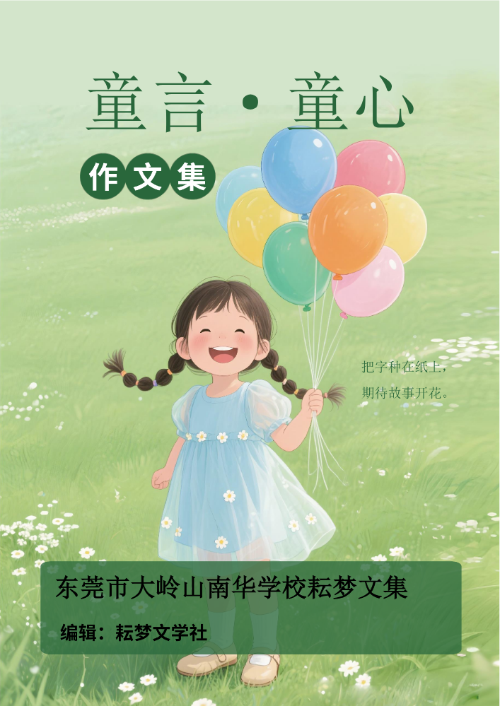 2026年春季大岭山南华学校耘梦文集第十二集