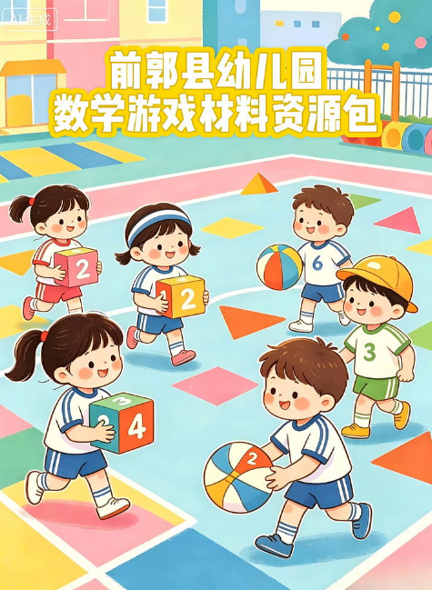 前郭县幼儿园数学游戏材料资源包