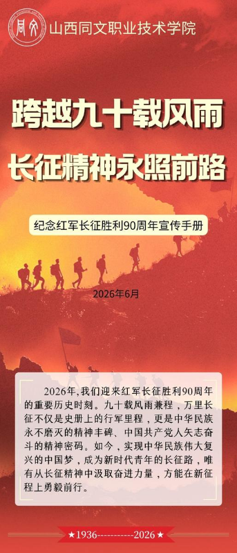 纪念红军长征胜利90周年宣传手册