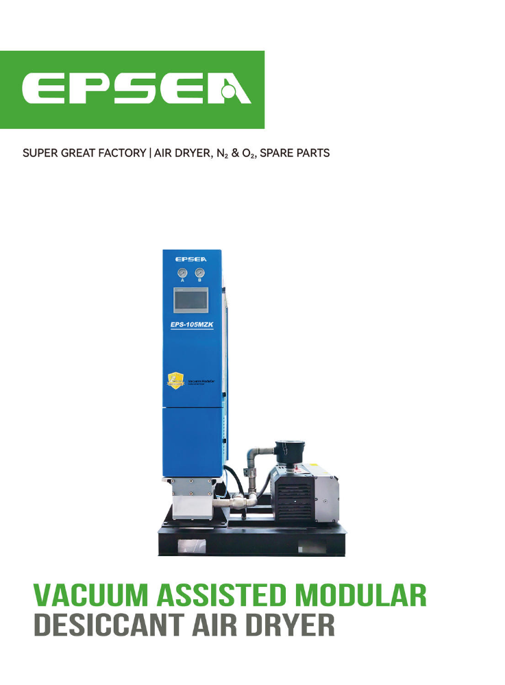 【TH】Vacuum Assisted Modular Desiccant Air Dryer