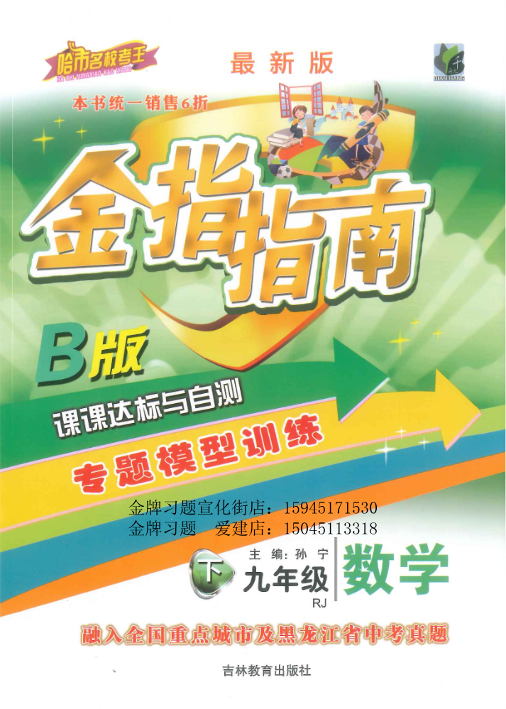 2026金指指南B版9下数学