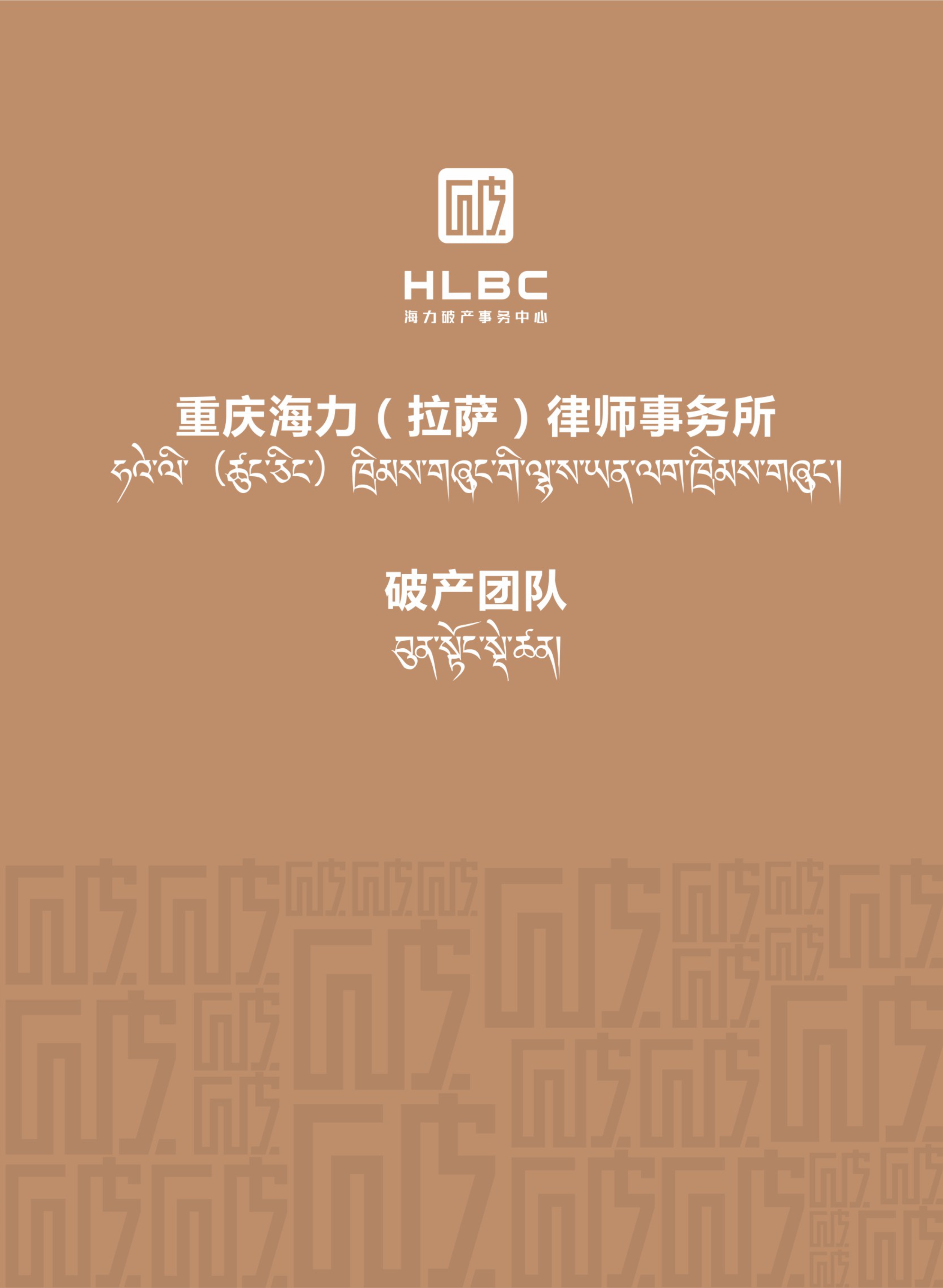 重庆海力(拉萨)律师事务所 破产团队